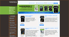 Desktop Screenshot of handboeken.be